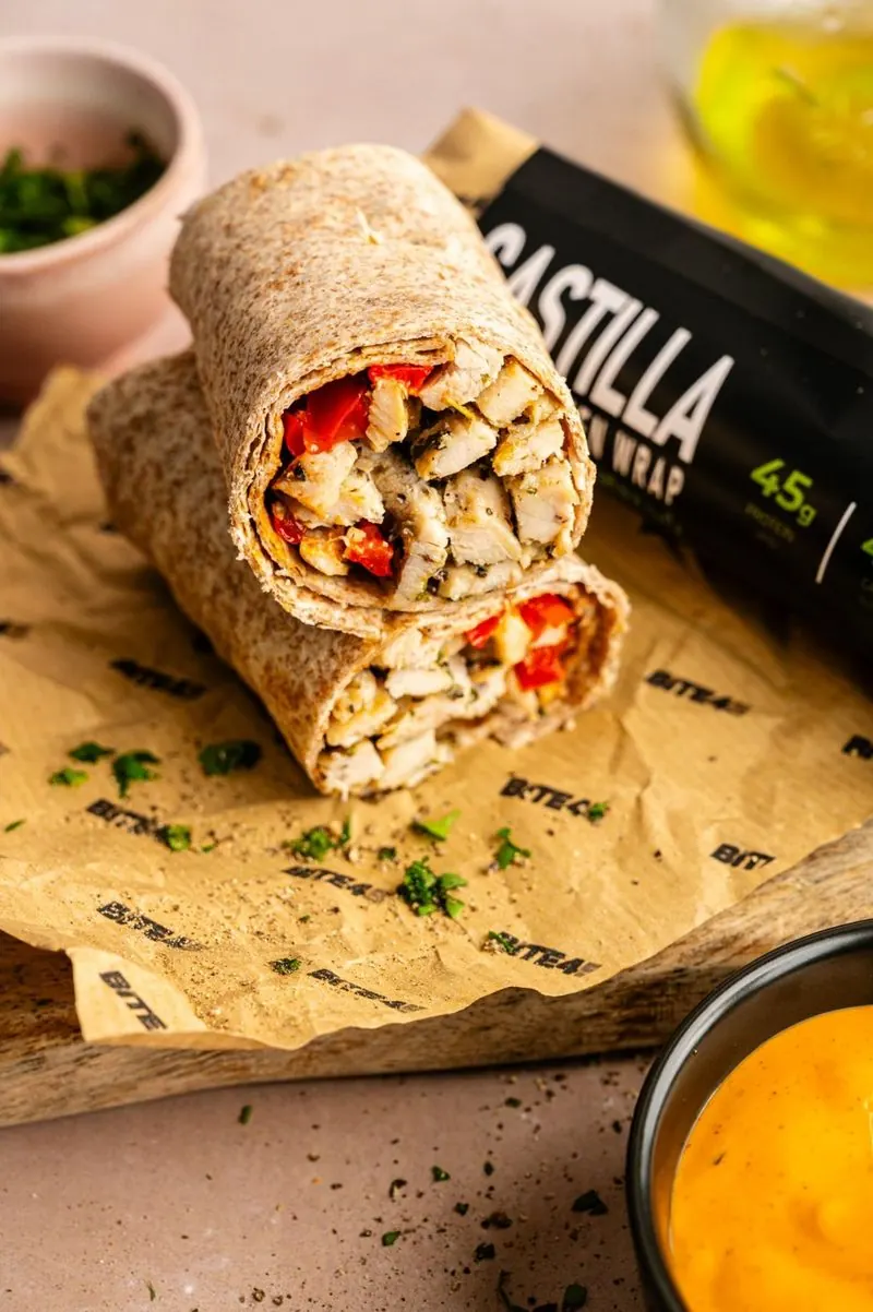 Castilla herb chicken wrap